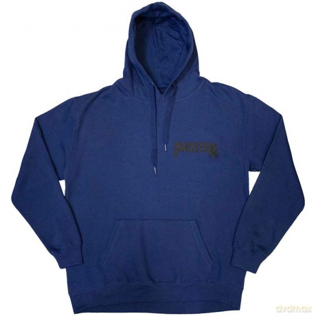 Pantera: Unisex Pullover Hoodie: Mouth For War B&W (Blue) (Back Print) (XX-Large)
