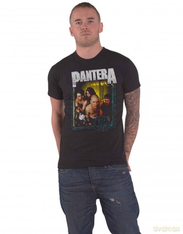 Pantera: Unisex T-Shirt: Barbed (Black) (Large)