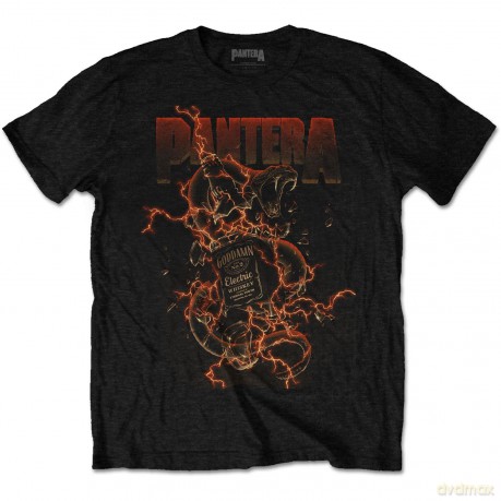 Pantera: Unisex T-Shirt: Goddamn Whiskey (Black) (Small)