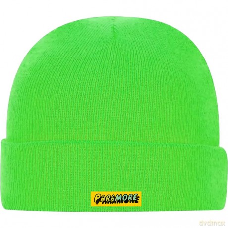 Paramore: Unisex Beanie Hat: Logo (Fluorescent Green)