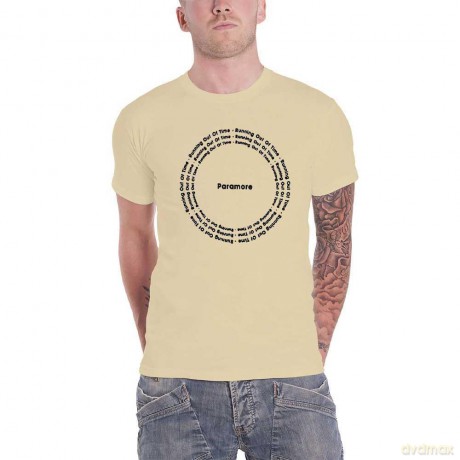 Paramore: Unisex T-Shirt: ROOT Circle (Sand) (Medium)