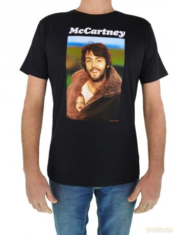Paul Mccartney: Paul McCartney Men's Tee: McCartney Photo (Medium)