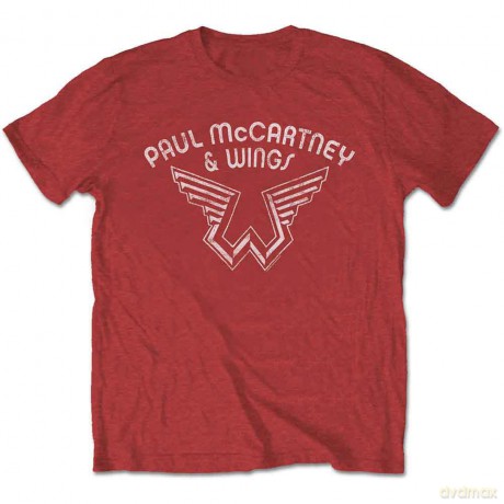 Paul Mccartney: Paul McCartney Men's Tee: Wings Logo (Medium)