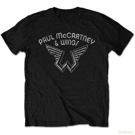Paul Mccartney: Paul McCartney Men's Tee: Wings Logo (Medium)