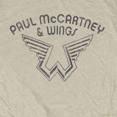 Paul Mccartney: Paul McCartney Men's Tee: Wings Logo (Small)