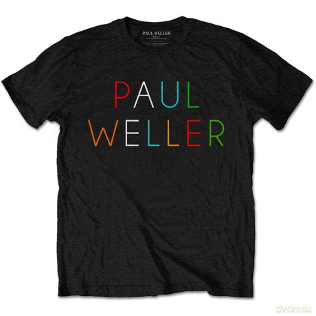 Paul Weller: Men's Tee: Multicolour Logo (Small)