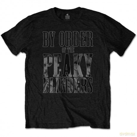 Peaky Blinders: Men's Tee: By Order Infill (Large)