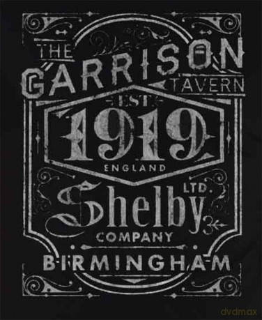 Peaky Blinders: Men's Tee: Garrison Pub (Small)
