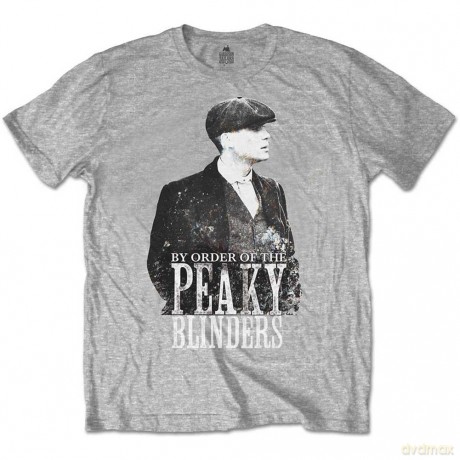 Peaky Blinders: Men's Tee: Grey Character (Large)