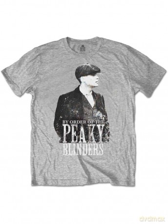 Peaky Blinders: Men's Tee: Grey Character (Large)