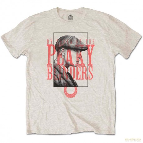 Peaky Blinders: Men's Tee: Red Logo Tommy (X-Large)