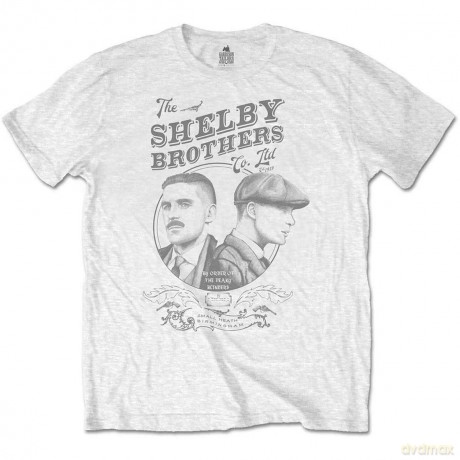 Peaky Blinders: Men's Tee: Shelby Brothers Circle Faces (Large)