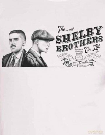 Peaky Blinders: Men's Tee: Shelby Brothers Landscape (Small)