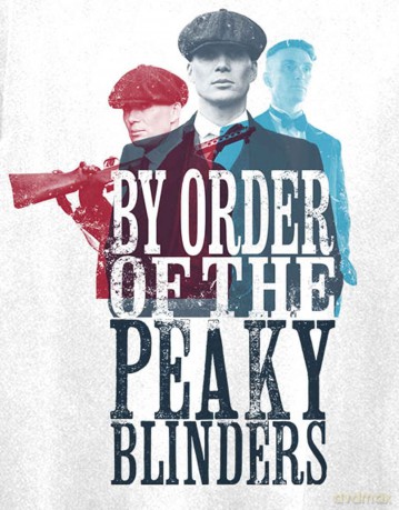 Peaky Blinders: Unisex T-Shirt: 3 Tommys (White) (Medium)