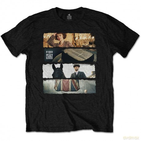 Peaky Blinders: Unisex T-Shirt: Slices (Black) (Medium)