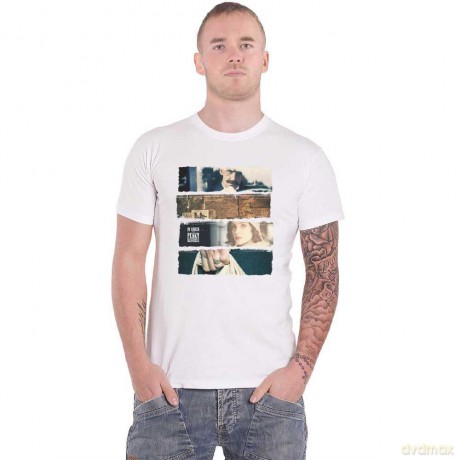 Peaky Blinders: Unisex T-Shirt: Slices (White) (Small)