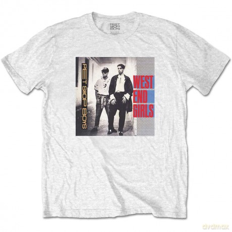 Pet Shop Boys: Unisex T-Shirt: West End Girls (White) (Small)
