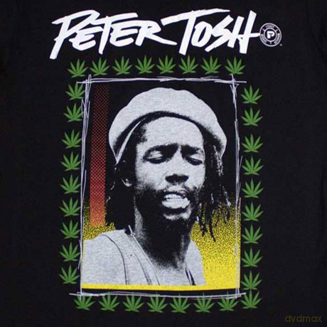 Peter Tosh: Unisex T-Shirt: Leaf Frame (Black) (Medium)
