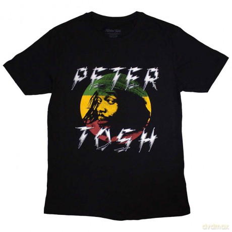 Peter Tosh: Unisex T-Shirt: Lightning Logo (Black) (XX-Large)