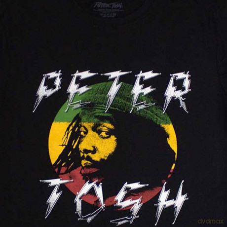 Peter Tosh: Unisex T-Shirt: Lightning Logo (Black) (XX-Large)