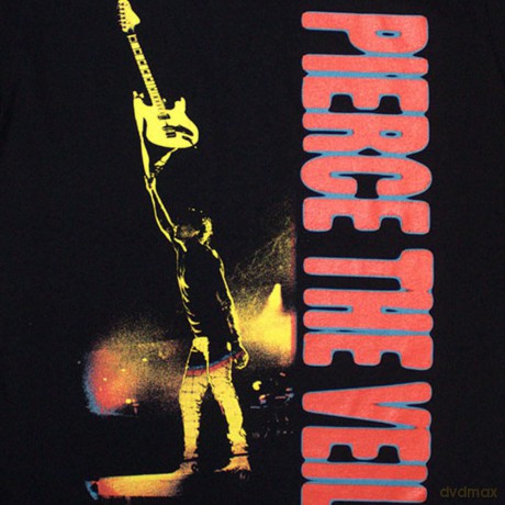 Pierce The Veil: Unisex T-Shirt: Guitar Swing (Black) (Small)