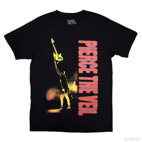 Pierce The Veil: Unisex T-Shirt: Guitar Swing (Black) (X-Large)
