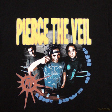Pierce The Veil: Unisex T-Shirt: I Can't Hear You (Black) (Back Print) (Large)