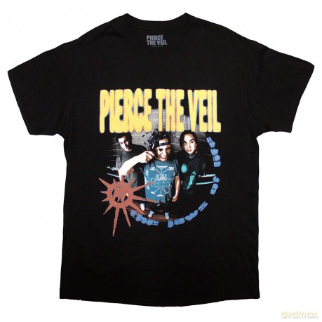 Pierce The Veil: Unisex T-Shirt: I Can't Hear You (Black) (Back Print) (Medium)