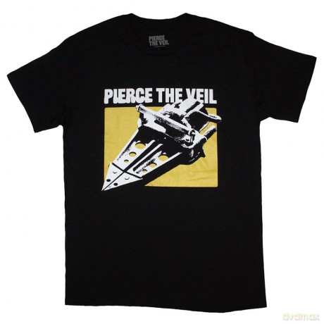 Pierce The Veil: Unisex T-Shirt: Jaws (Black) (Medium)