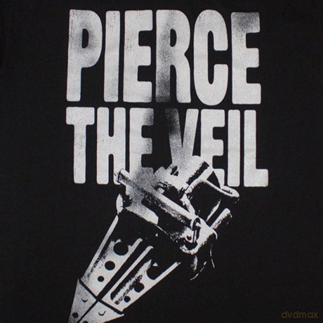 Pierce The Veil: Unisex T-Shirt: Large Text (Black) (Medium)