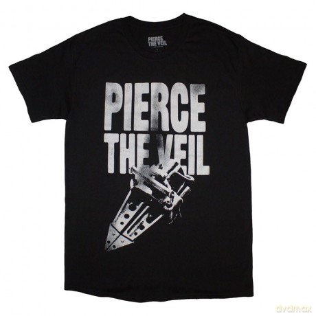 Pierce The Veil: Unisex T-Shirt: Large Text (Black) (XX-Large)