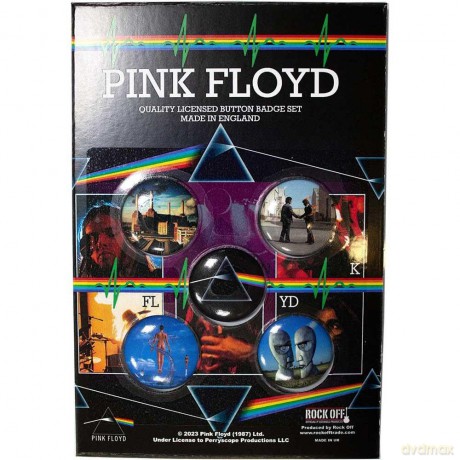 Pink Floyd: Button Badge Pack: Album Covers