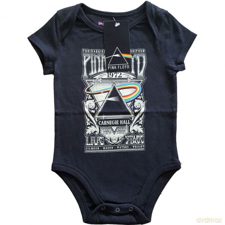 Pink Floyd: Kids Baby Grow: Carnegie Hall Poster (Black) (18-24 Months)