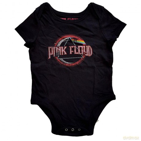 Pink Floyd: Kids Baby Grow: Vintage Dark Side of the Moon Seal (Black) (18-24 Months)