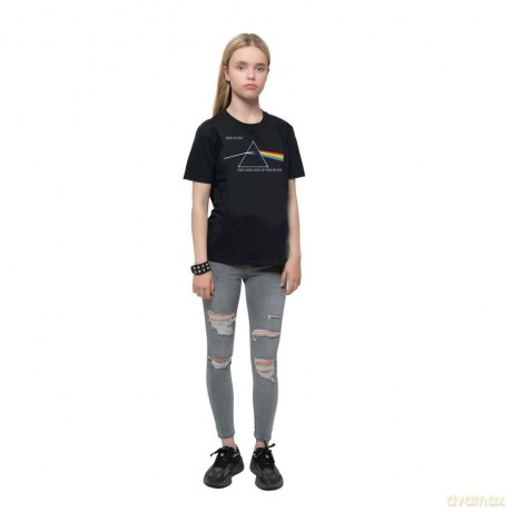 Pink Floyd: Kids T-Shirt: Dark Side of the Moon Courier (Black) (9-10 Years)