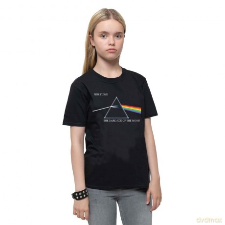 Pink Floyd: Kids T-Shirt: Dark Side of the Moon Courier (Black) (9-10 Years)