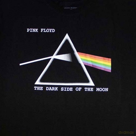 Pink Floyd: Ladies T-Shirt Dress: Dark Side Of The Moon Courier (Black) (Large)