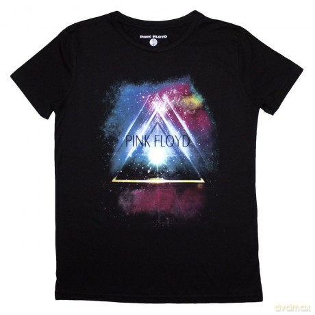 Pink Floyd: Ladies T-Shirt: Space Prism (Black) (Small)