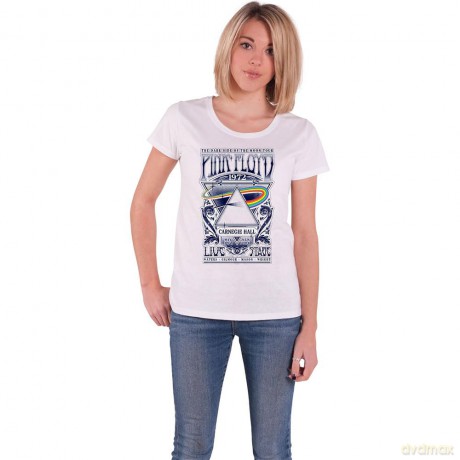 Pink Floyd: Ladies Tee: Carnegie Hall Poster (Retail Pack) (Medium)