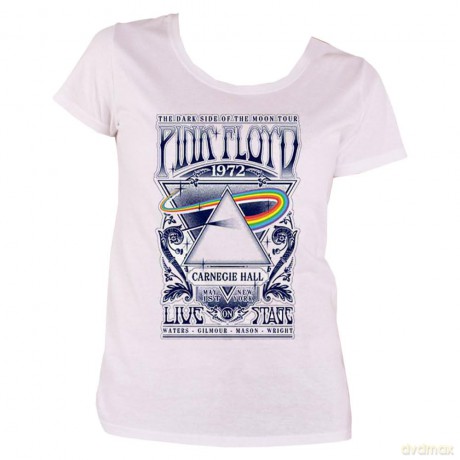 Pink Floyd: Ladies Tee: Carnegie Hall Poster (Retail Pack) (Medium)