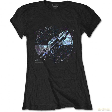 Pink Floyd: Ladies Tee: Machine Greeting Blue (X-Large)