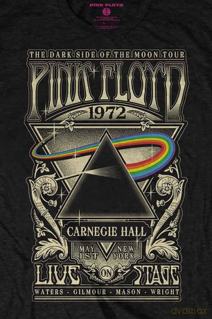 Pink Floyd: Men's Tee: Carnegie Hall Poster (Large)