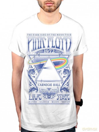 Pink Floyd: Men's Tee: Carnegie Hall Poster (XX-Large)