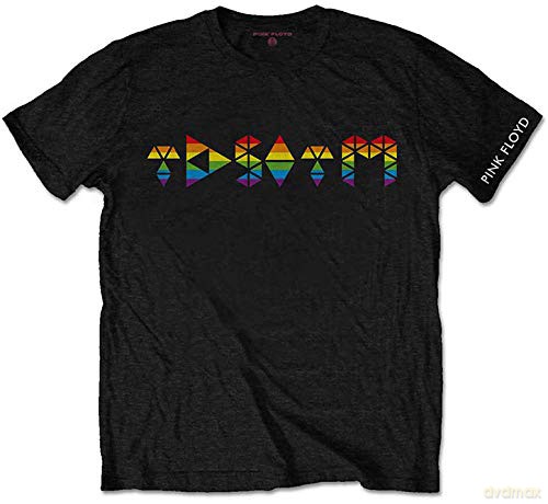 Pink Floyd: Men's Tee: Dark Side Prism Initials (X-Large)