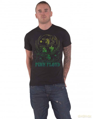 Pink Floyd: Men's Tee: Green Swirl (Large)