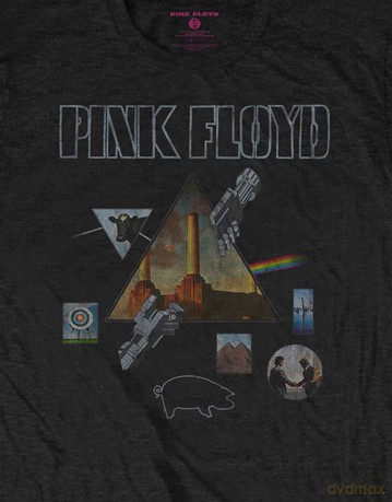Pink Floyd: Men's Tee: Montage (Large)