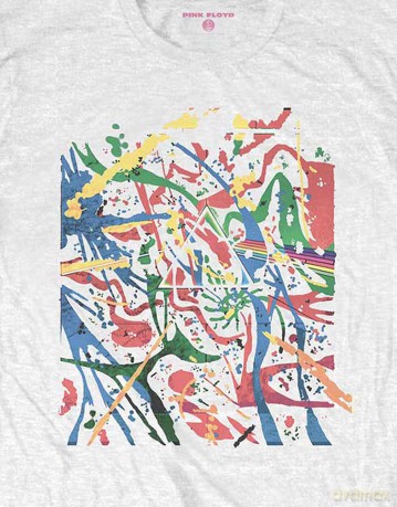 Pink Floyd: Men's Tee: Pollock Prism (Small)