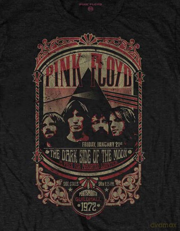 Pink Floyd: Men's Tee: Portsmouth 1972 (Medium)