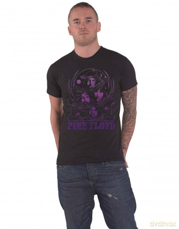 Pink Floyd: Men's Tee: Purple Swirl (Large)