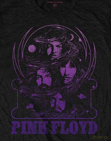 Pink Floyd: Men's Tee: Purple Swirl (X-Large)